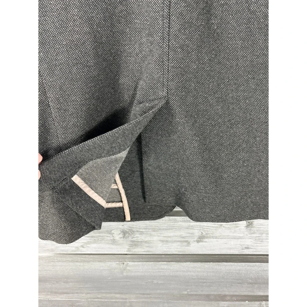 Banana Republic Heritage Mens Gray Tweed Knit 3 Button Blazer Sport Coat M